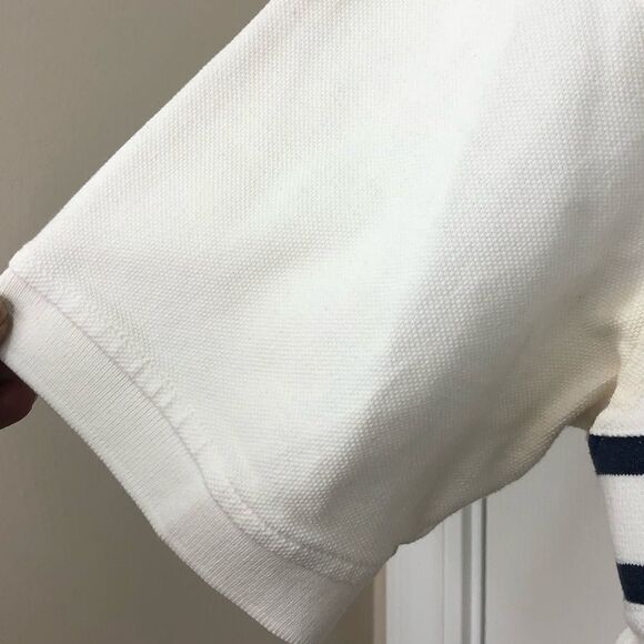 Tommy Hilfiger white shirt sleeve two button polo shirt, size medium - Picture 5 of 11